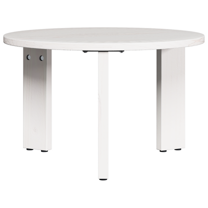Couchtisch 3 pcs Weiß 47,5 x 47,5 x 27 cm Massivholz Kiefer