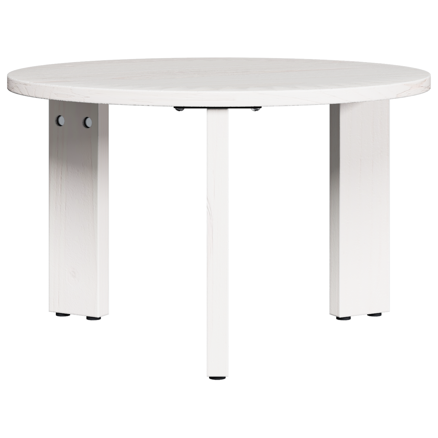 Couchtisch 3 pcs Weiß 47,5 x 47,5 x 27 cm Massivholz Kiefer