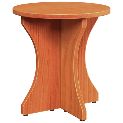 Couchtisch 3 pcs Wachsbraun 46 x 46 x 47 cm Massivholz Kiefer