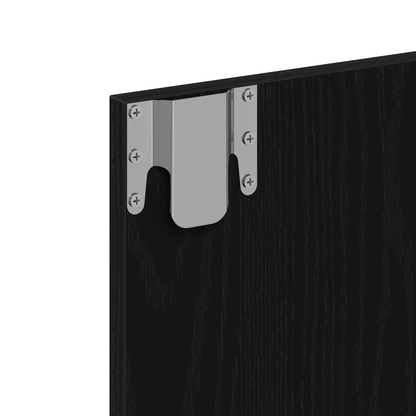 Spiegelschrank Schwarze Eiche 62 x 31,5 x 62 cm Holzwerkstoff