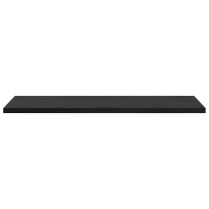 Schwarze Eichen Bücherregal Bretter - 4er Set, 60x20x1,5 cm, aus Spanholz