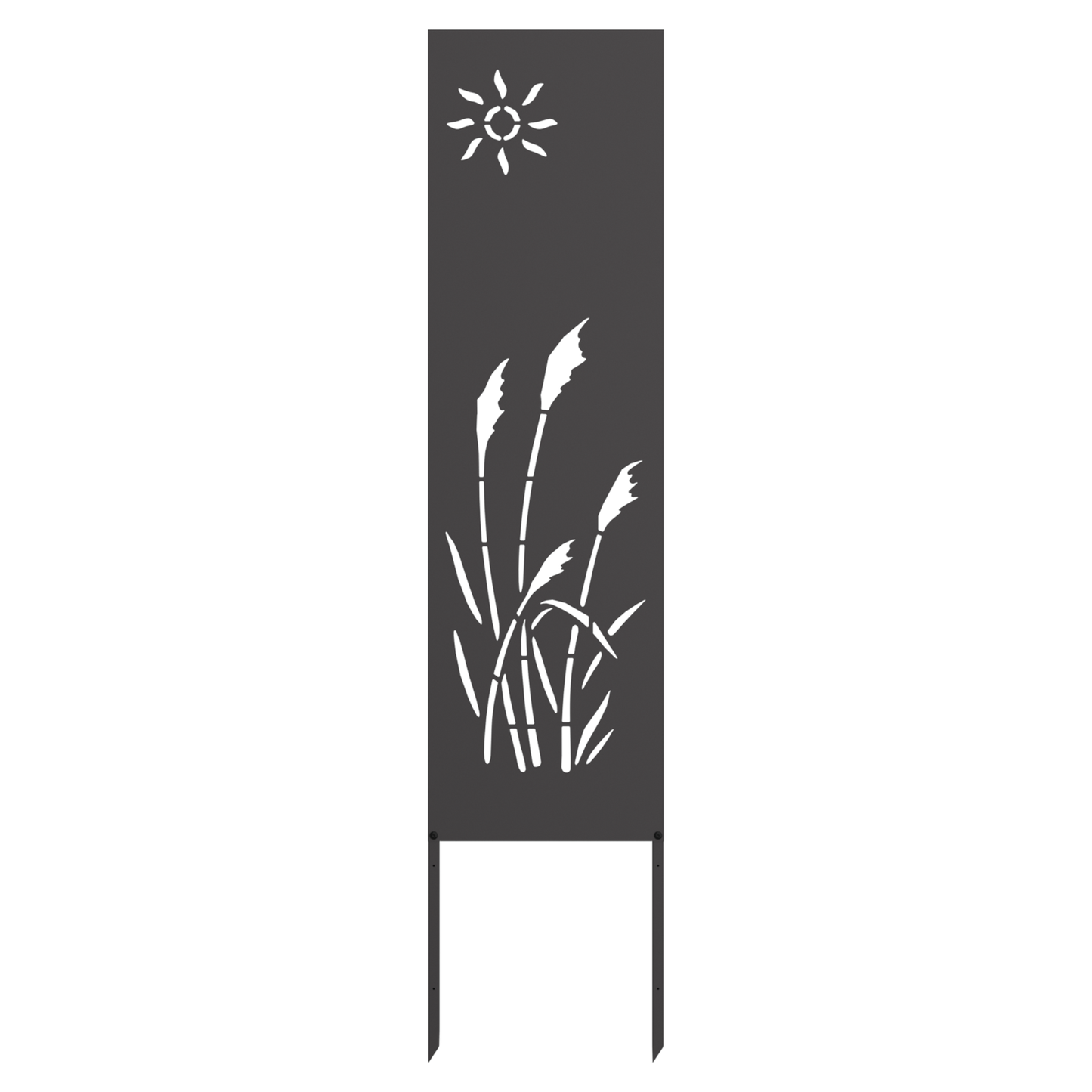 Garten dekoratives Panel Sonstiges Schwarz 32 x 140 cm