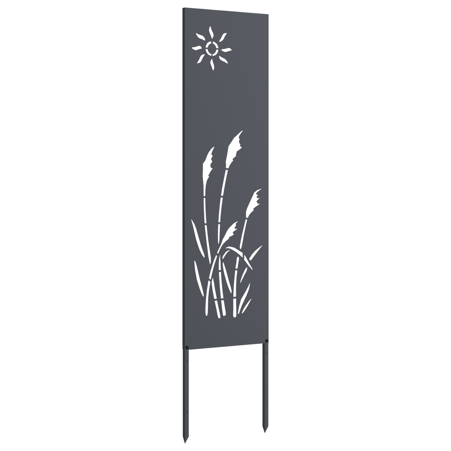 Garten dekoratives Panel Sonstiges Anthrazit 32 x 140 cm