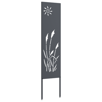 Garten dekoratives Panel Sonstiges Anthrazit 32 x 140 cm
