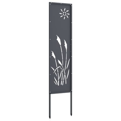 Garten dekoratives Panel Sonstiges Anthrazit 32 x 140 cm