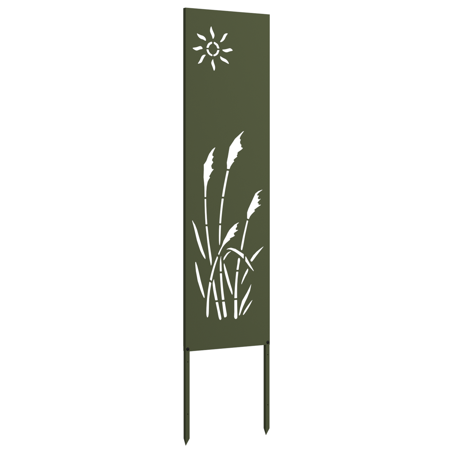 Garten dekoratives Panel Sonstiges Olivgrün 32 x 140 cm