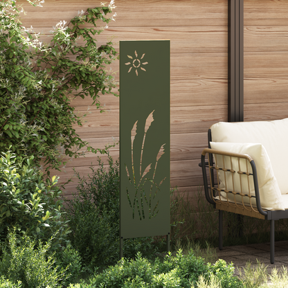 Garten dekoratives Panel Sonstiges Olivgrün 32 x 140 cm