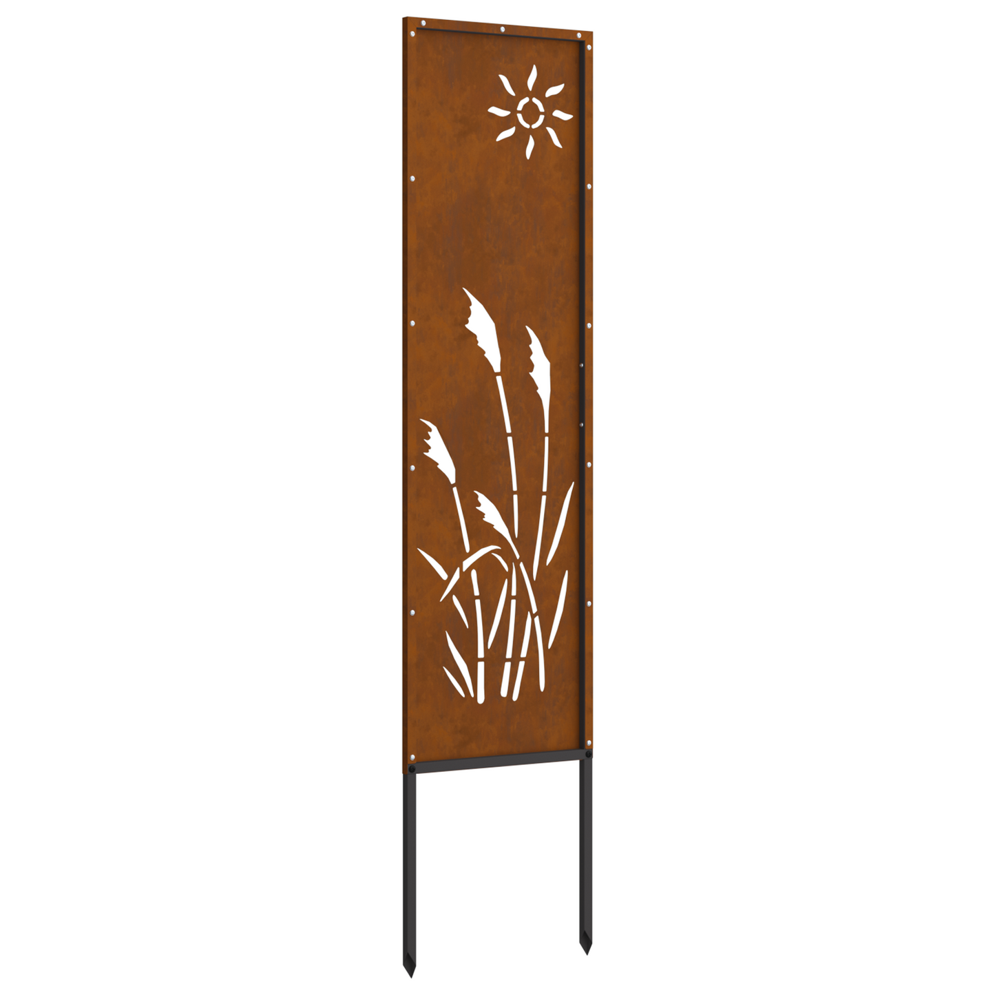 Garten dekoratives Panel Sonstiges Rostig 32 x 140 cm