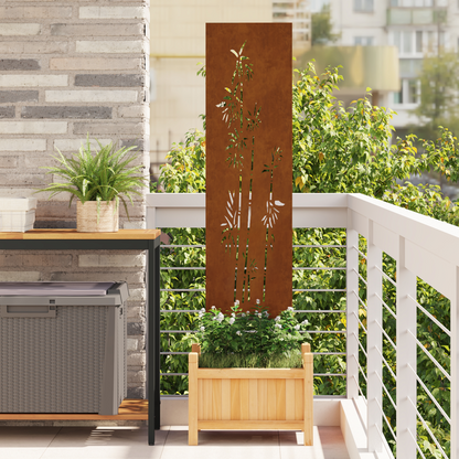 Garten dekoratives Panel Sonstiges Rostig 32 x 140 cm