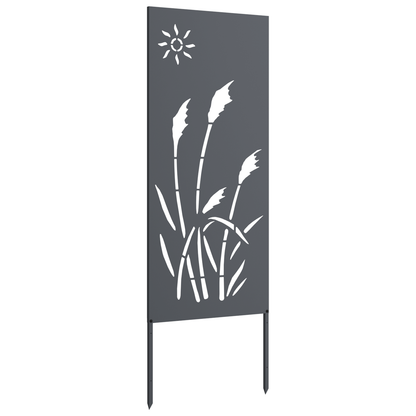 Garten dekoratives Panel Sonstiges Anthrazit 50 x 140 cm