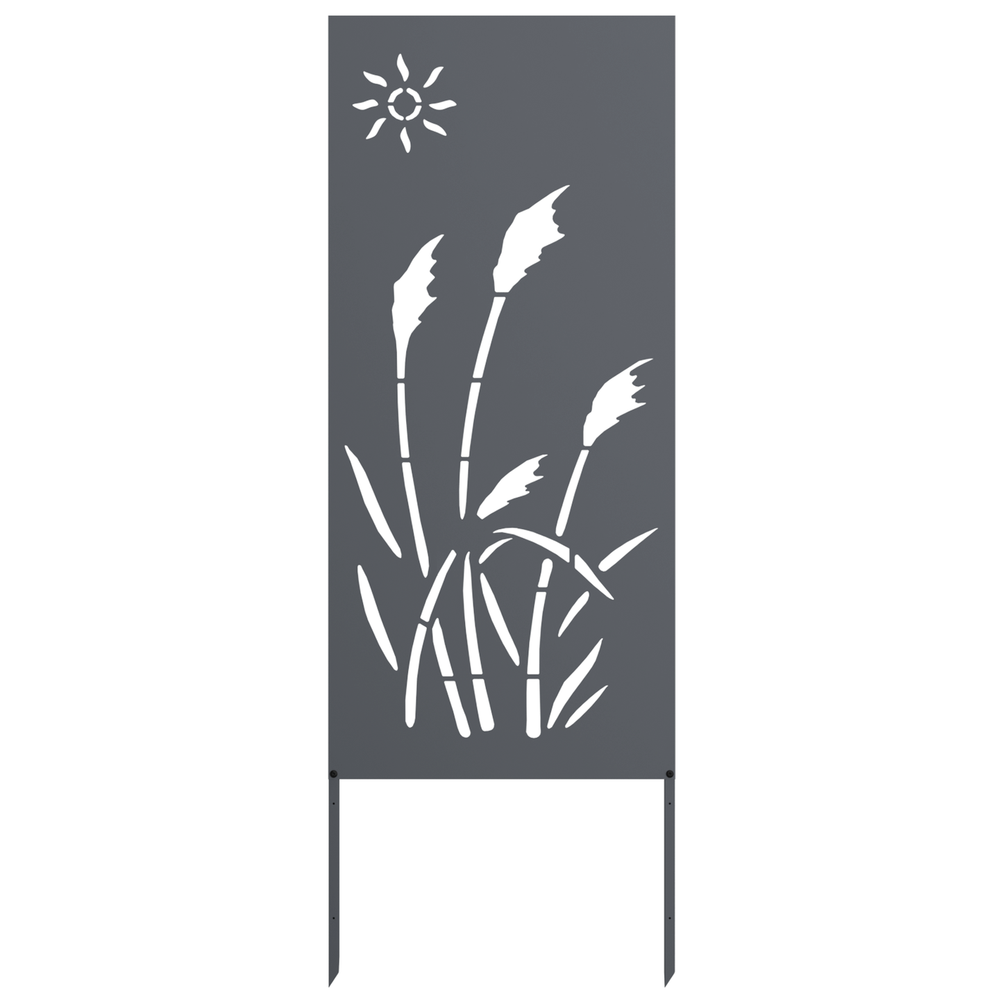 Garten dekoratives Panel Sonstiges Anthrazit 50 x 140 cm