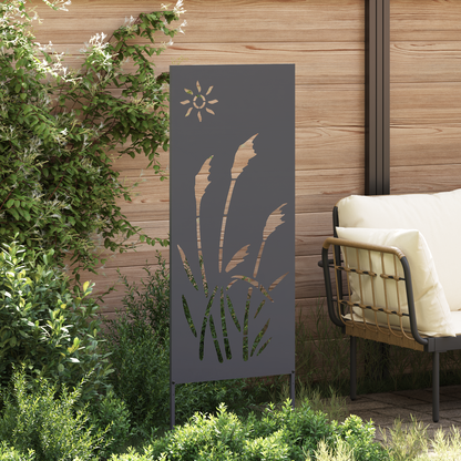 Garten dekoratives Panel Sonstiges Anthrazit 50 x 140 cm