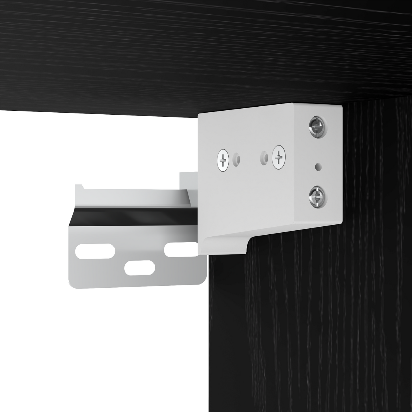 Spiegelschrank mit Regal Schwarz Eichen-Optik 91 x 15 x 76.5 cm