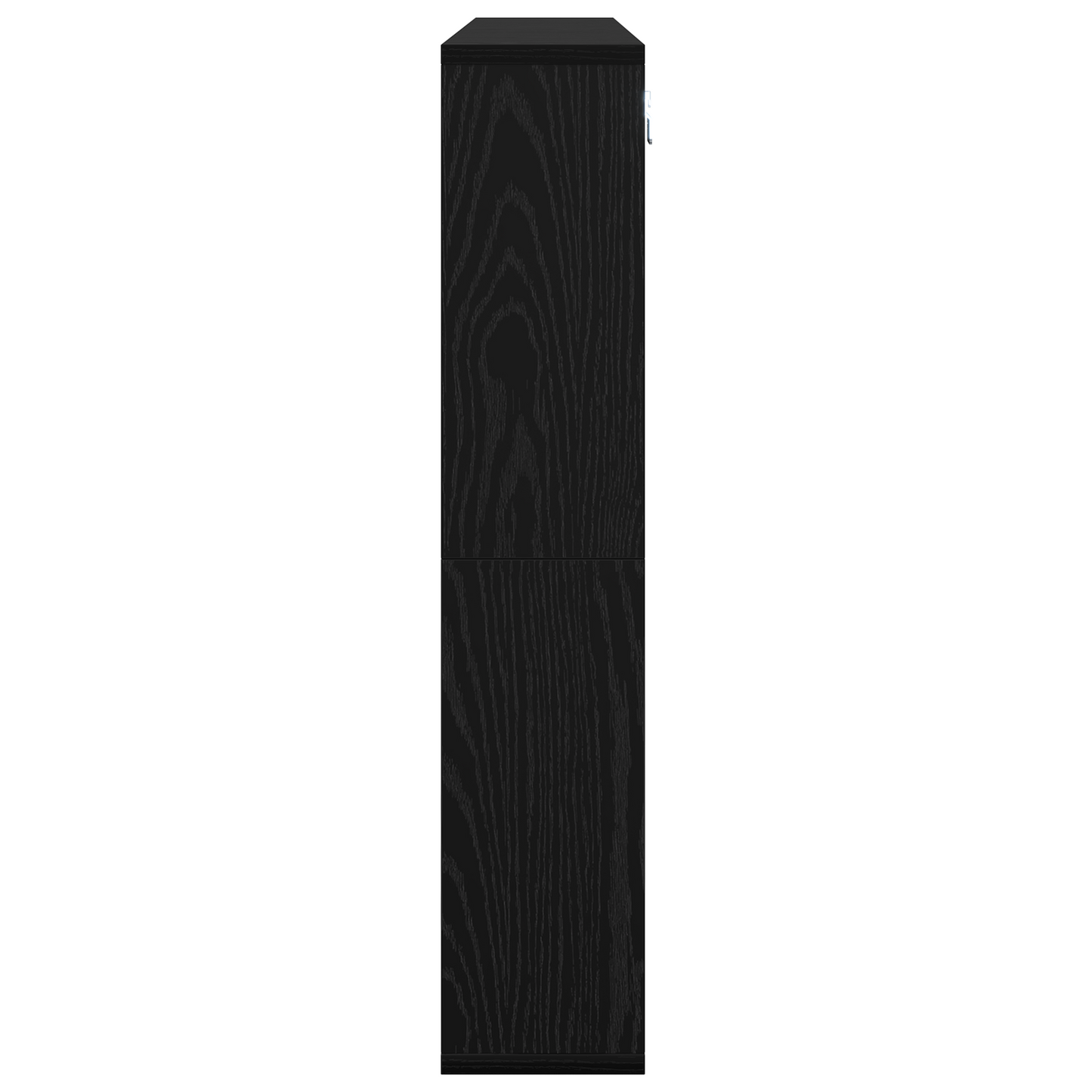 Spiegelschrank mit Regal Schwarz Eichen-Optik 91 x 15 x 76.5 cm