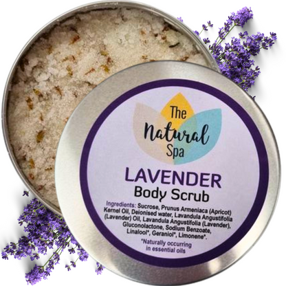 Lavender Body Scrub - 3 different size option-5