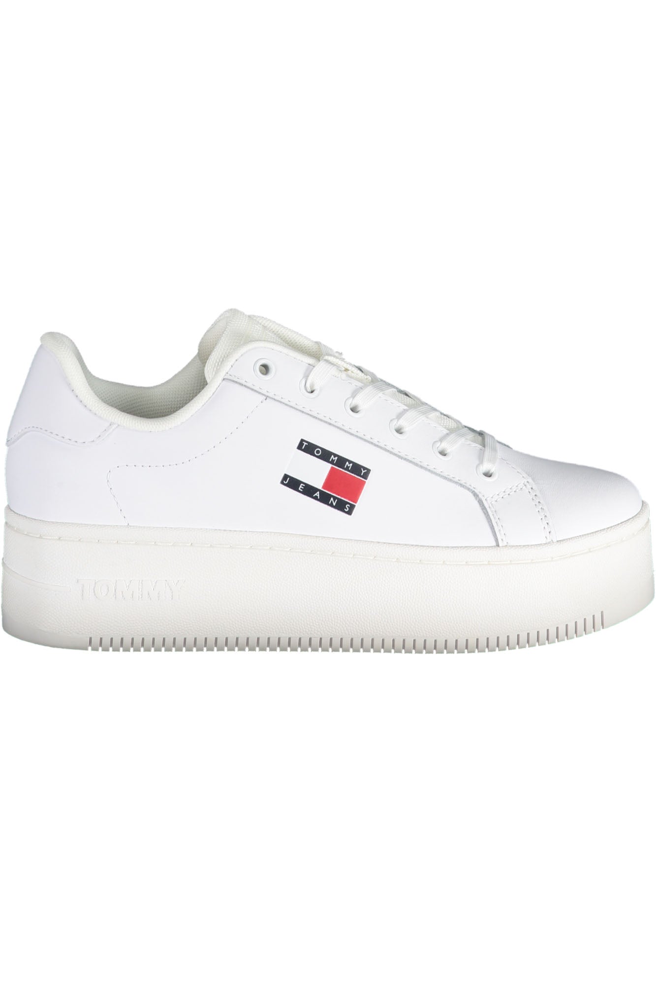 TOMMY HILFIGER WHITE WOMEN'S SPORTS SHOES-0