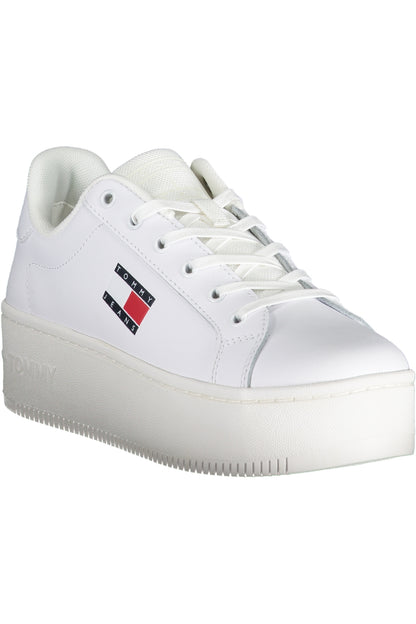 TOMMY HILFIGER WHITE WOMEN'S SPORTS SHOES-2